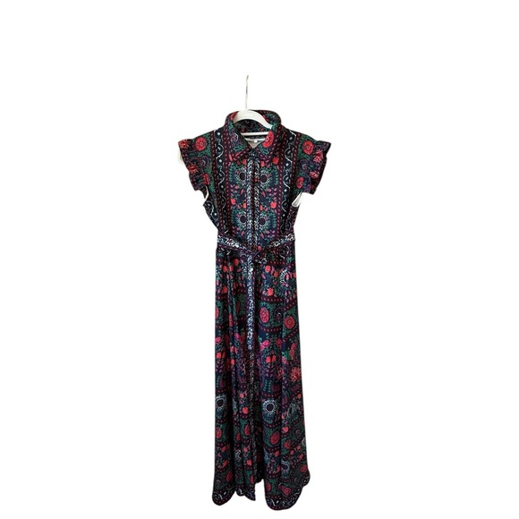 Elegant Multicolor Maxi Dress - Picture 2 of 6